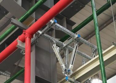 黄龙该抗震支架的整体式支吊架结构协调性好